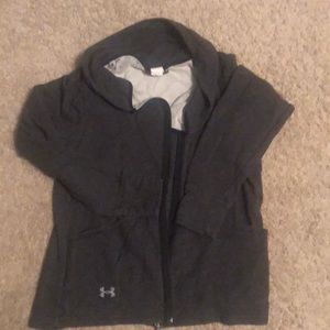 Under armour zip up sweatshirt